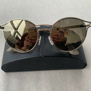 PRADA Metal Frame Mirror Sunglasses Model: SPR62
